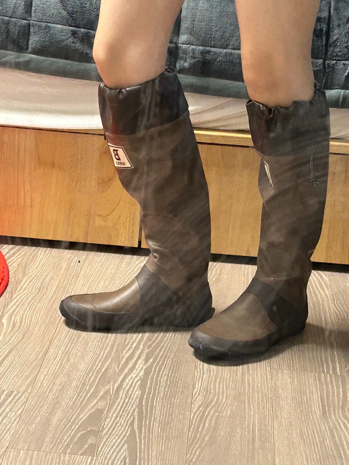 WBSJ 레인부츠 브라운 235-240 상품이미지6