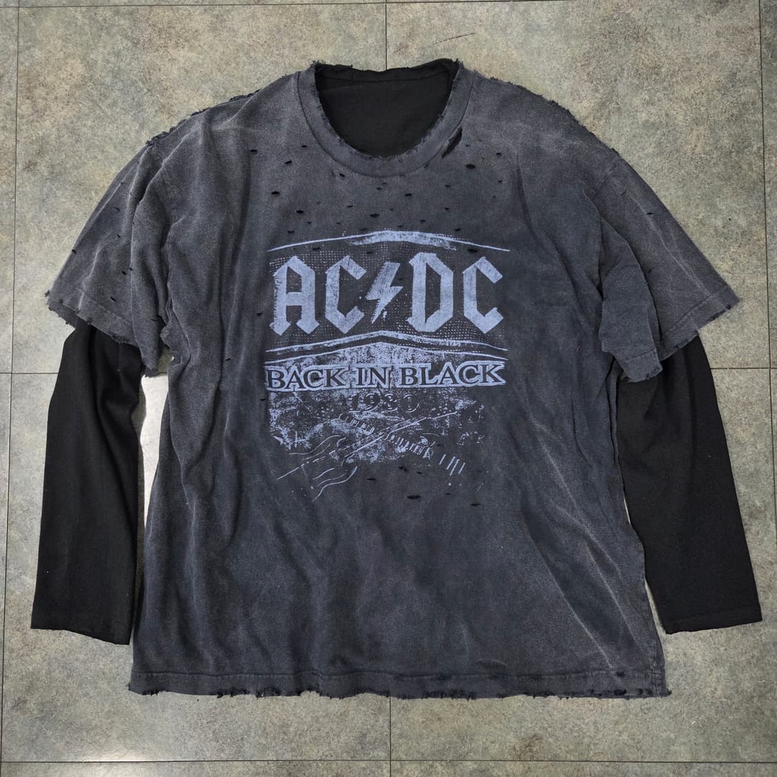 빈티지 긴팔레이어드 티셔츠 상품이미지1