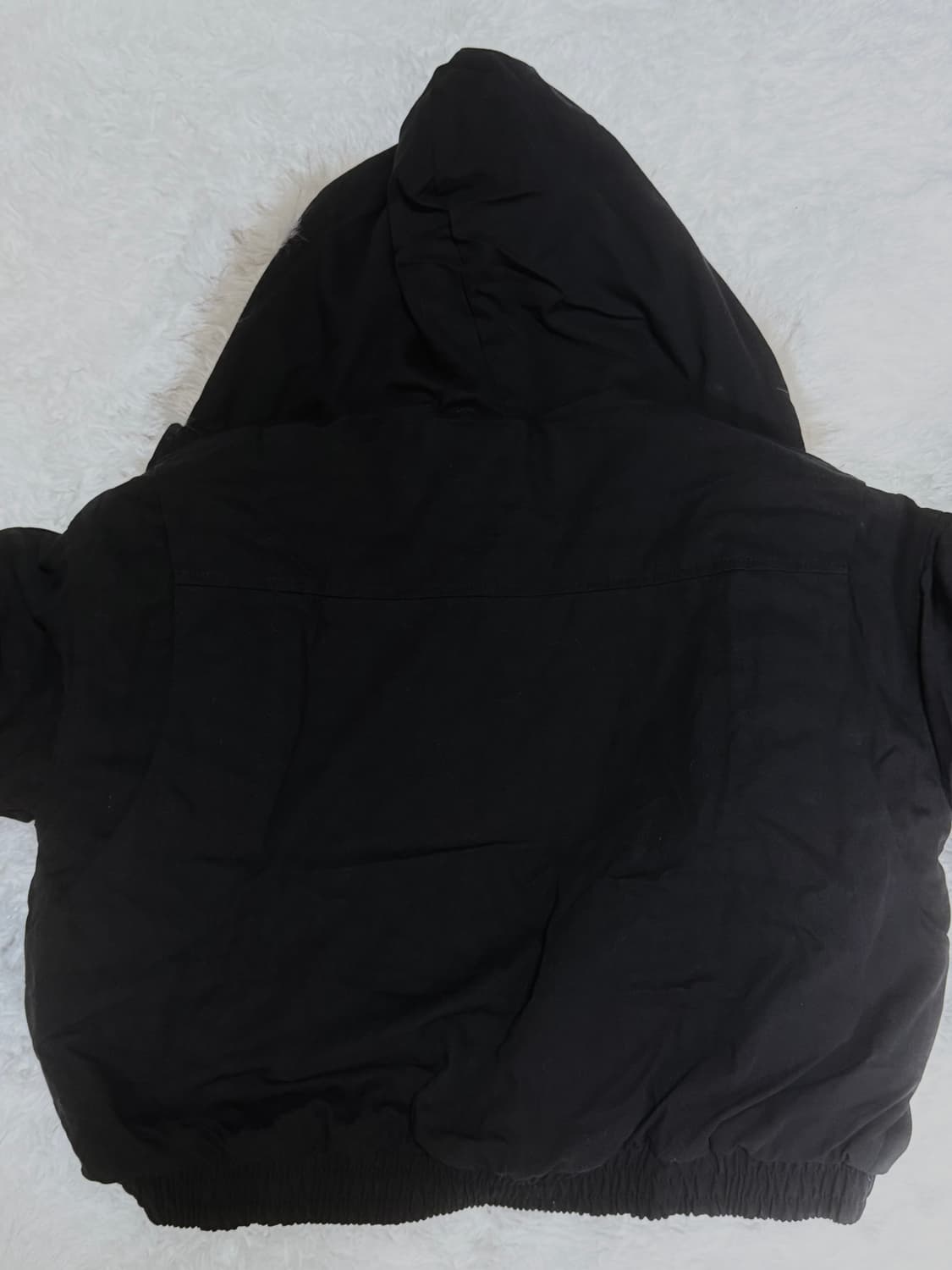 크롭 퍼 워크자켓 상품이미지4