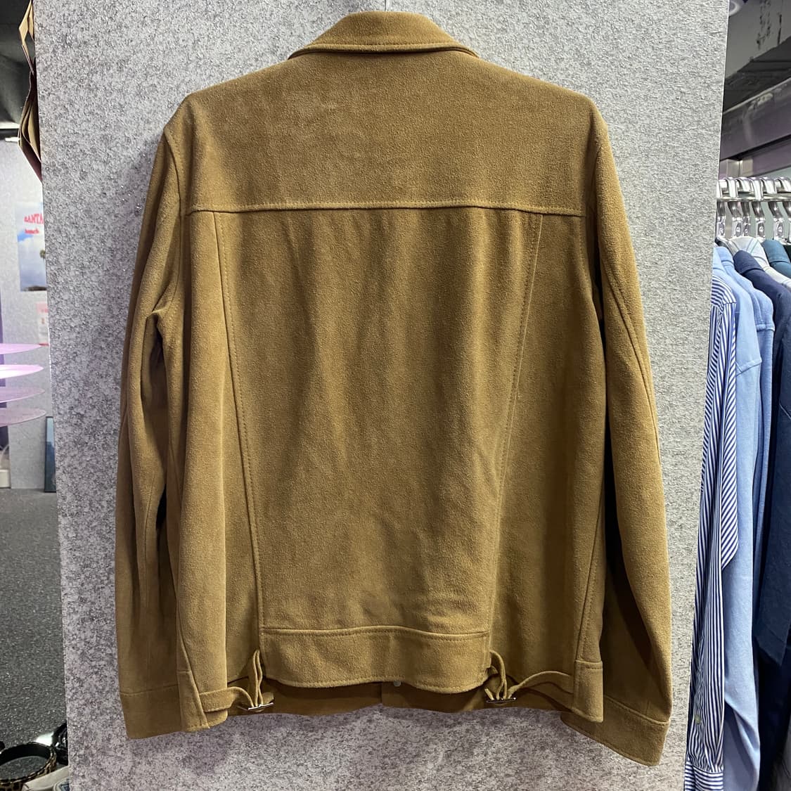 커버낫 멀티포켓 스웨이드 버튼 자켓 b3373 상품이미지4