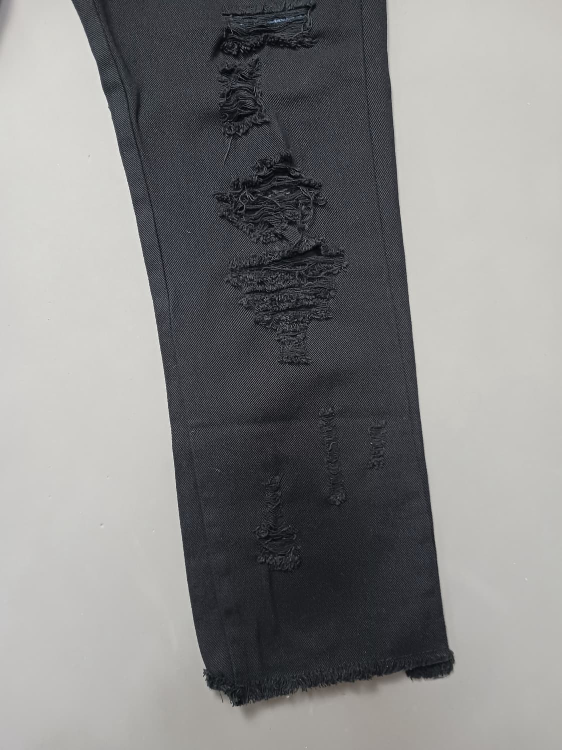 [33] 빈티지 레터링 디스 블랙진 청바지 상품이미지6