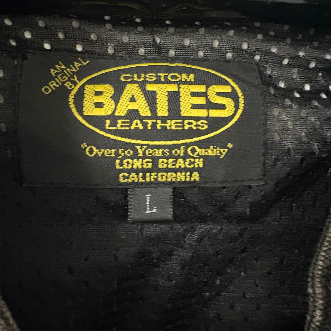 bates leathers 베이츠 흑청 데님 바이커 자켓 L 상품이미지9