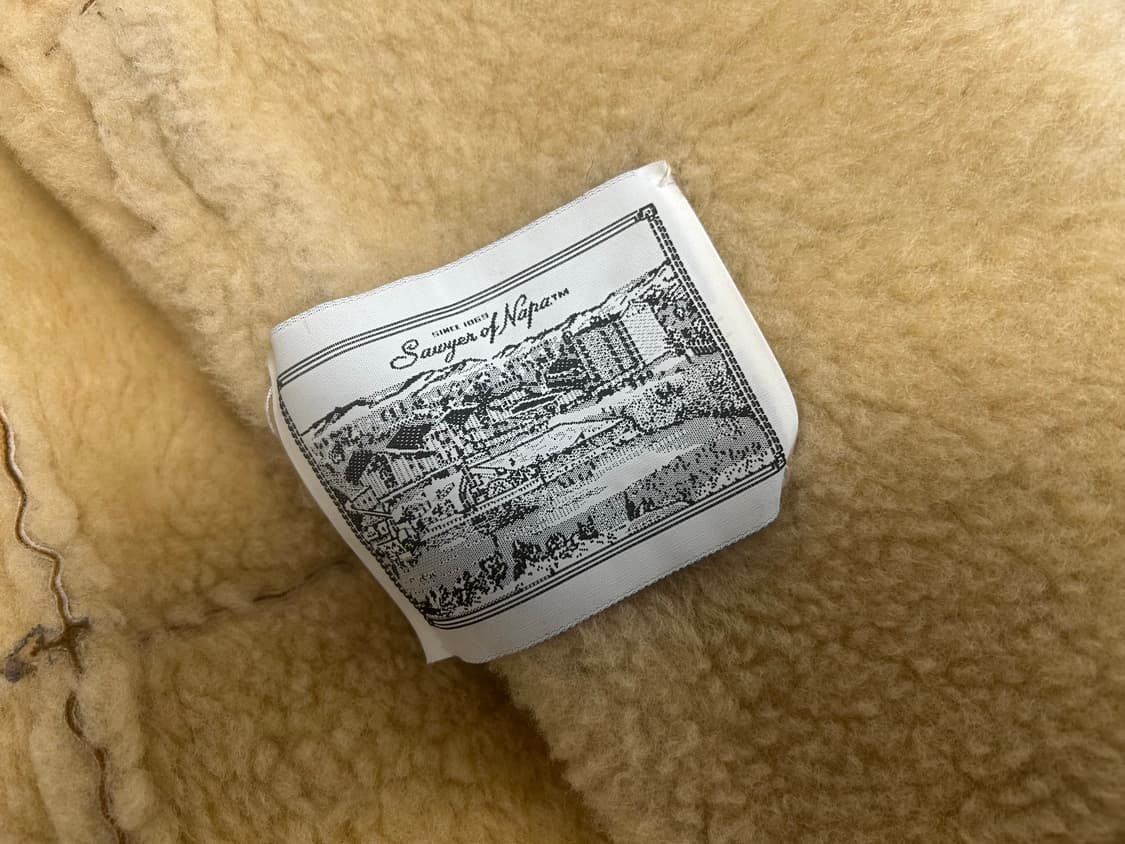 sawyer of Napa Original 시어링 리얼 무스탕 코트 상품이미지6