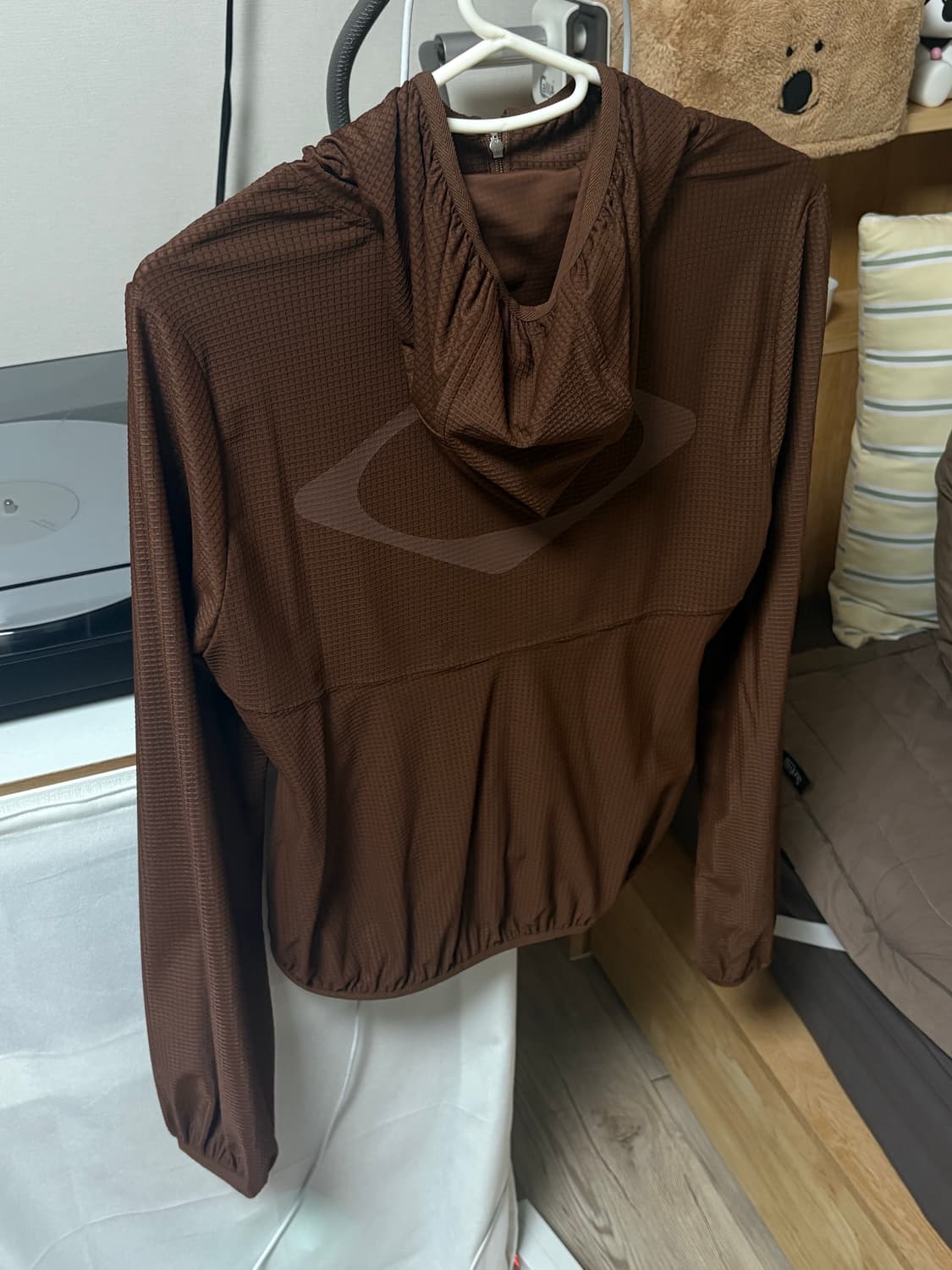 미스치프 브라운 와플 후디 상품이미지4
