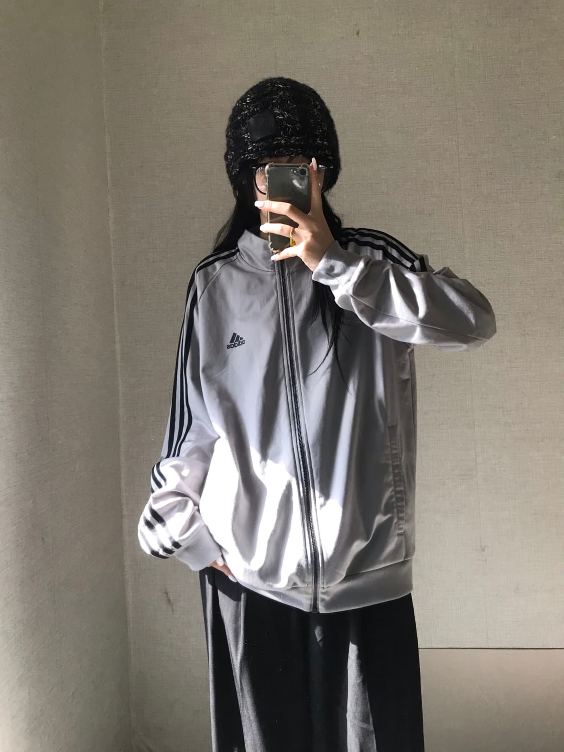 아디다스 실버 블랙 져지 상품이미지4