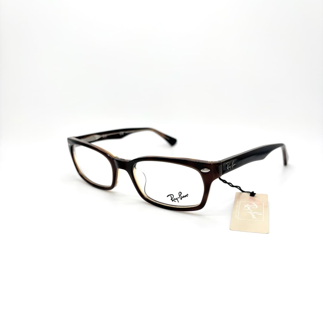 RAYBAN 레이밴 브라운 스퀘어 뿔테 상품이미지1