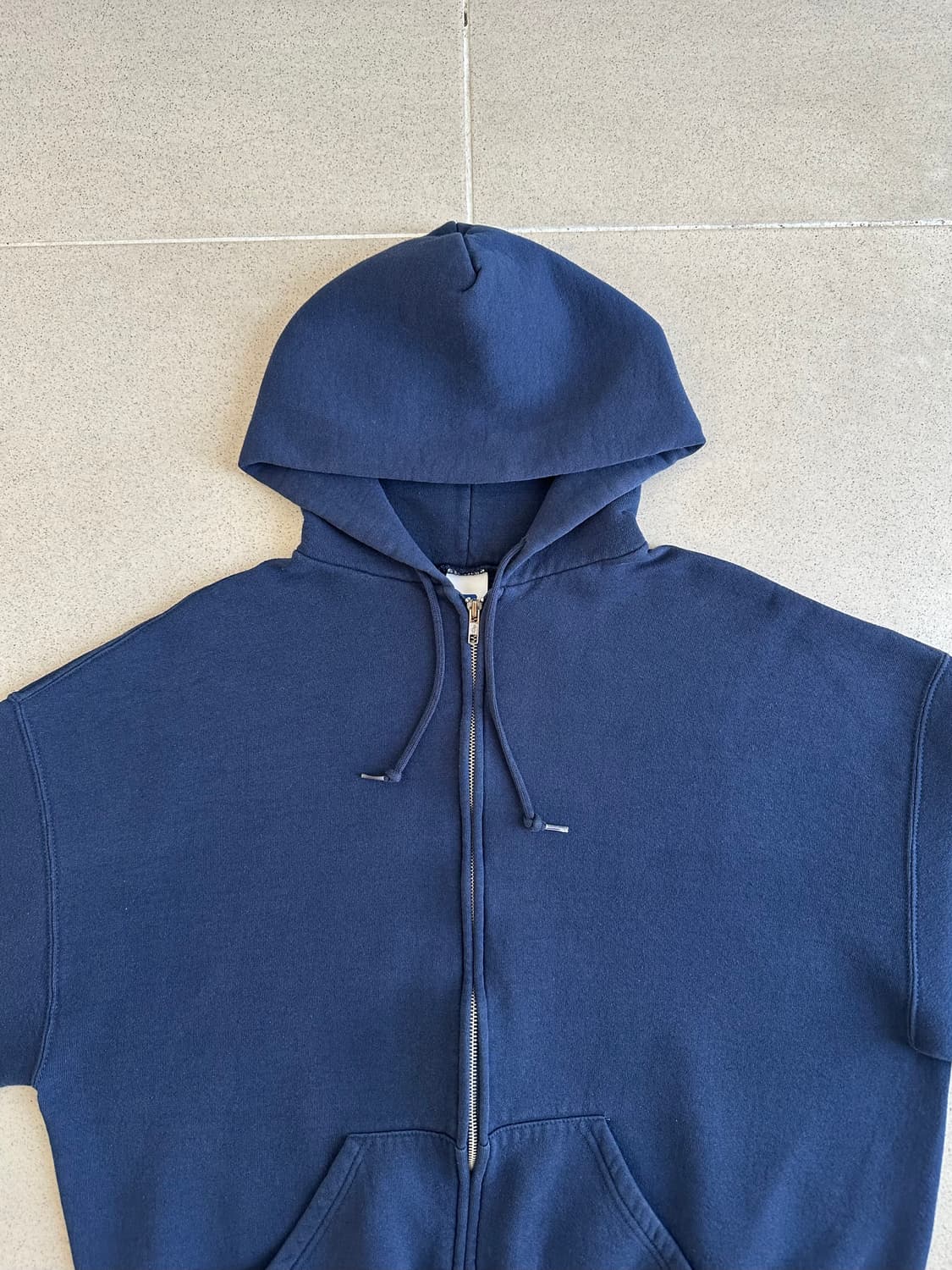 00s 빈티지 러셀 후드집업 네이비 XL 상품이미지4