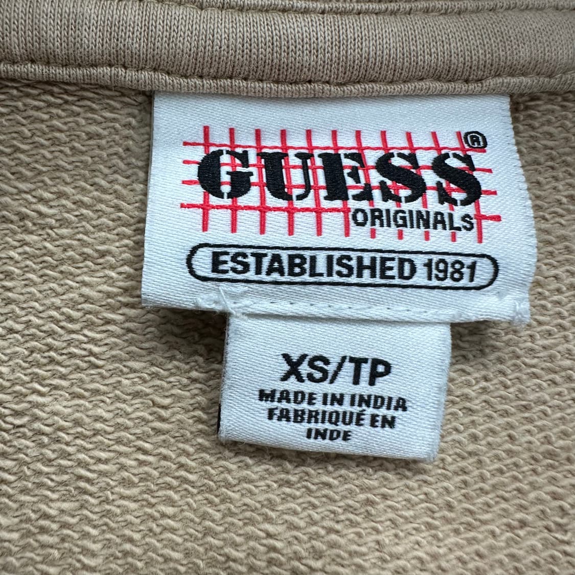 85 게스 여자 크롭 후드집업 상품이미지3