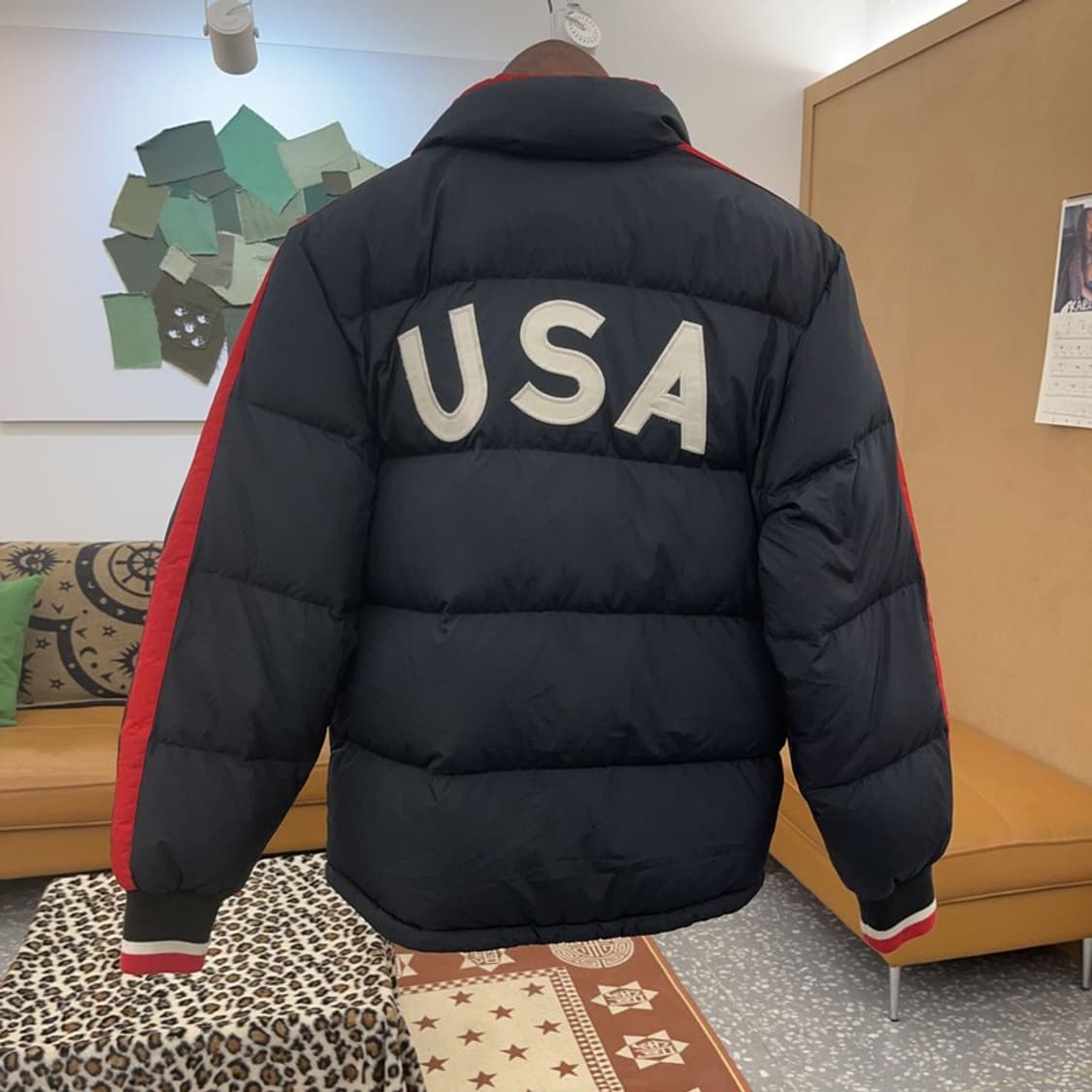 폴로 랄프로렌 빅포니 올드스쿨 레이싱 USA 덕다운 패딩 S C08998 상품이미지4