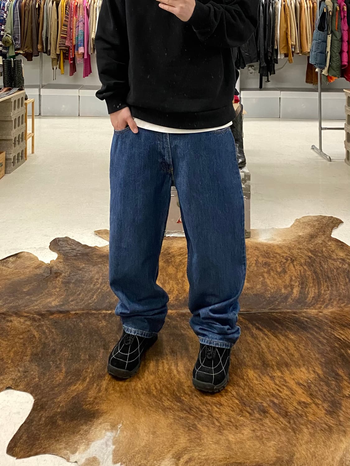 00's LEVI'S 550 denim pants 550 루즈핏 데님 상품이미지1