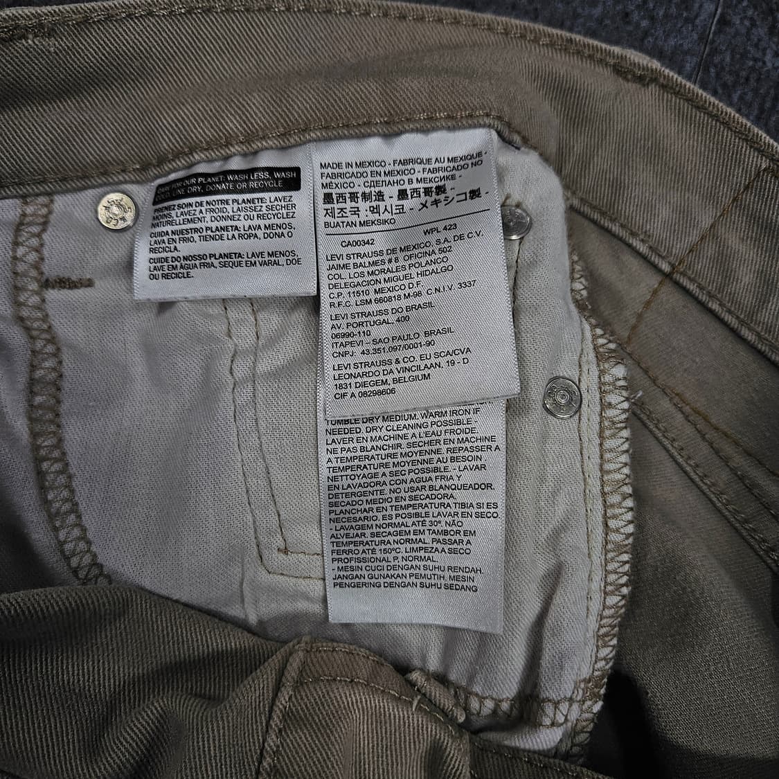 리바이스 510 W30 L32 급처 상품이미지5