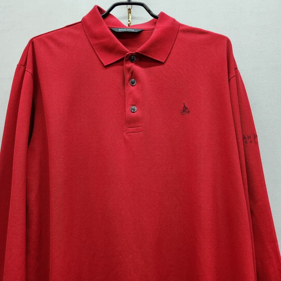 빈폴 골프 로고자수 카라 긴팔 100(XL) 상품이미지4
