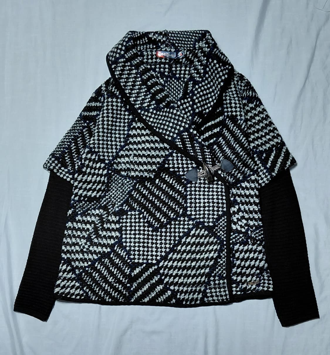 데시구알(Desigual) 패턴 니트 가디건 (사이즈 38/55-66) 상품이미지1