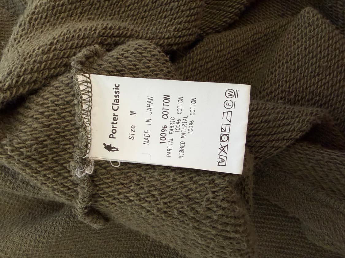 Porterclassic 써멀 롱슬리브 카키 상품이미지8