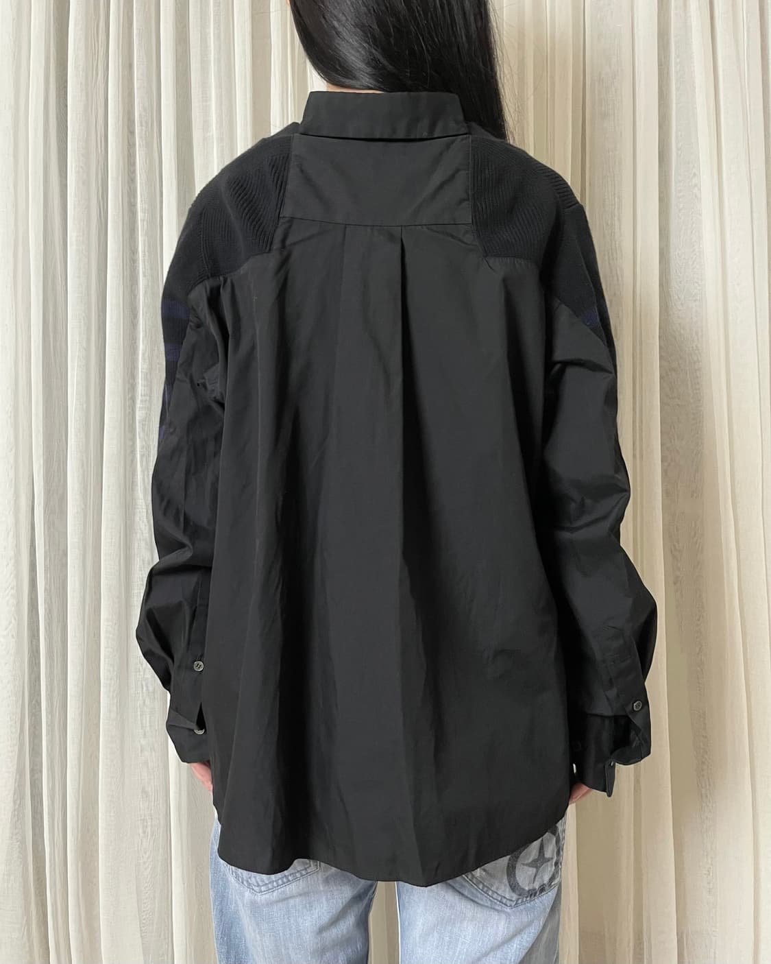사카이 셔츠 도킹 가디건 sacai 레이어드 스트라이프 가디건 상품이미지9