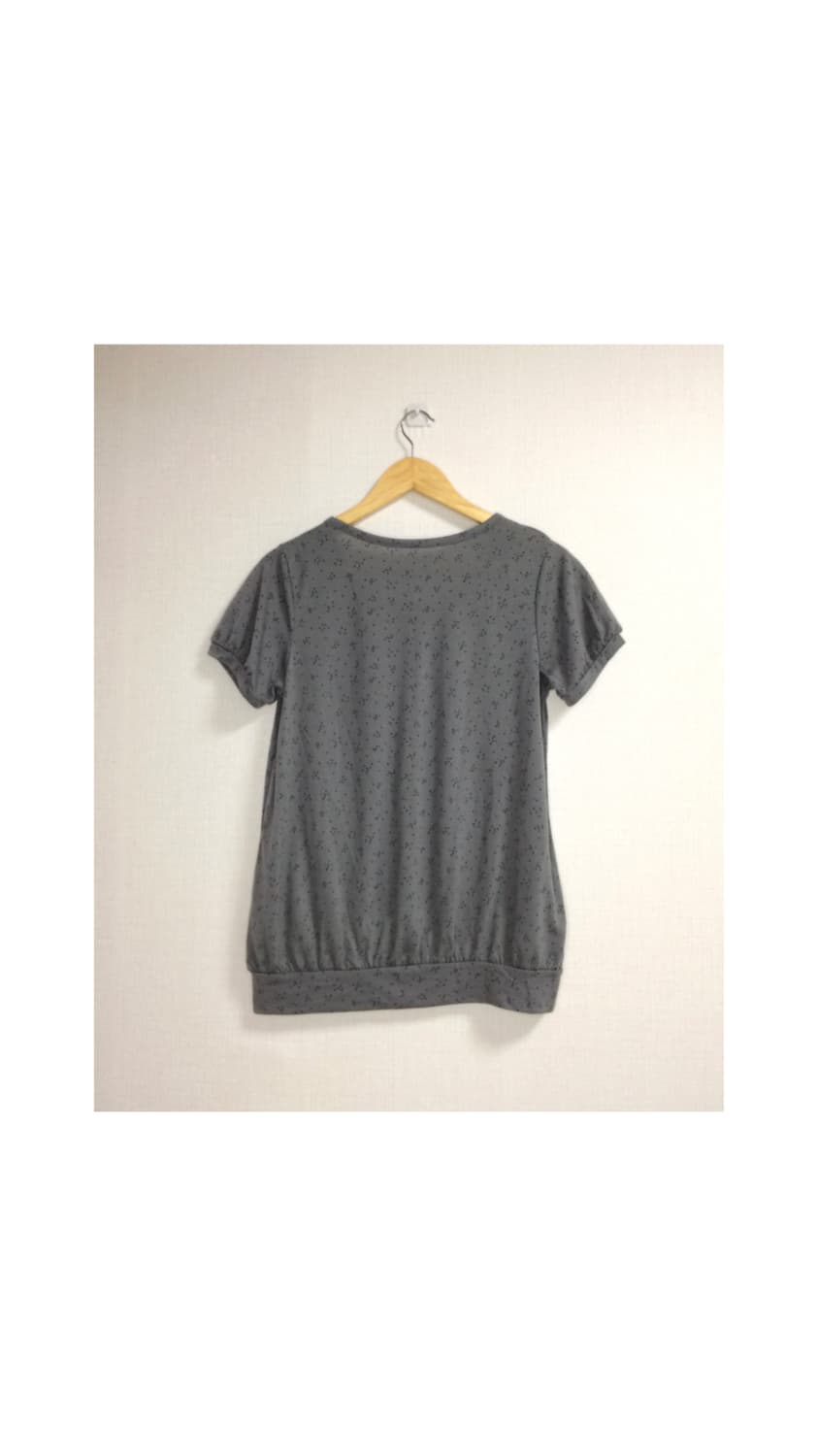 빈티지 차콜 미니 별 총총 패턴 반팔 티셔츠 상품이미지5