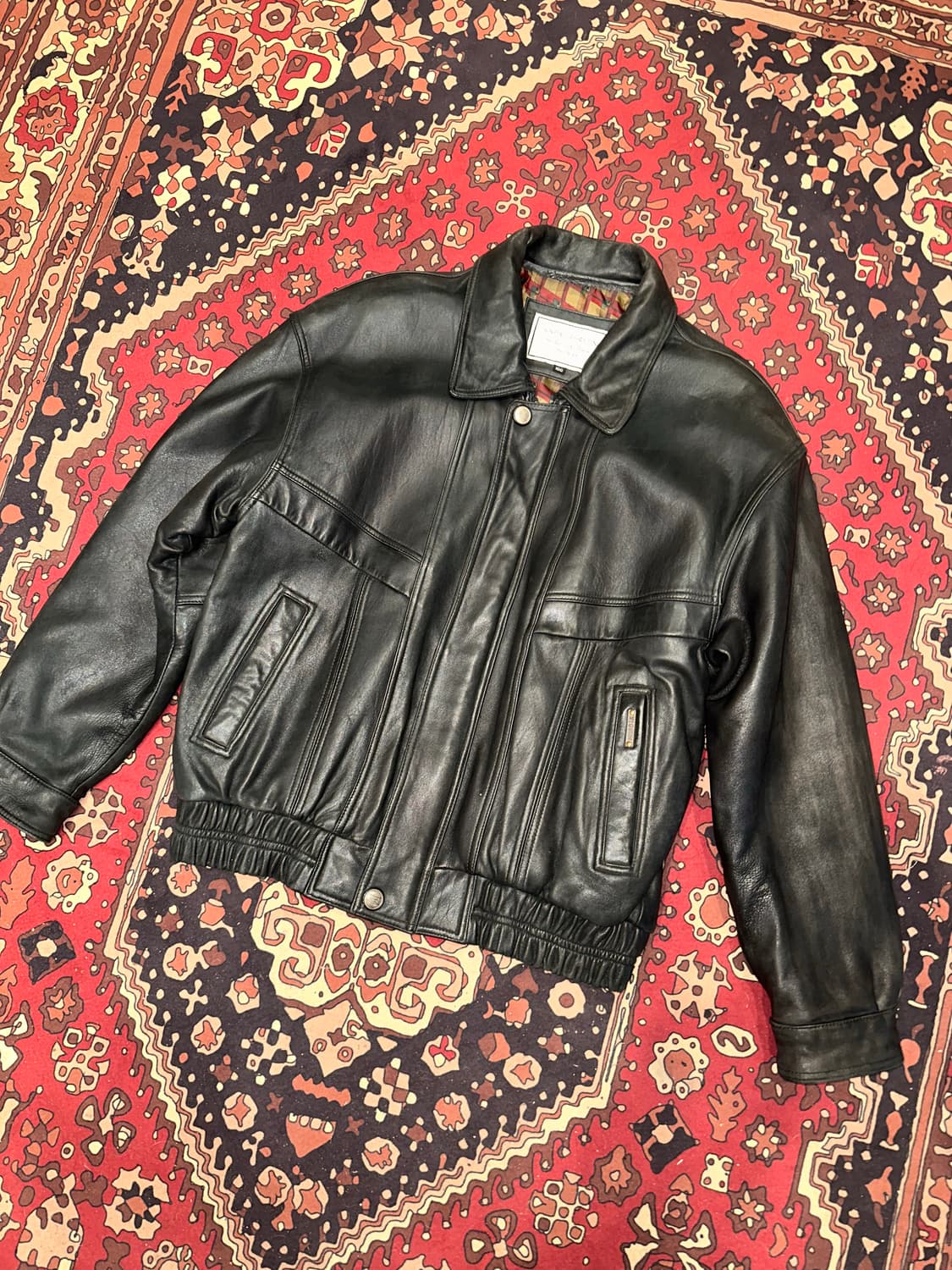 ( L-XL ) 가죽자켓 양가죽자켓 레더자켓 봄버자켓 a2가죽자켓 상품이미지5