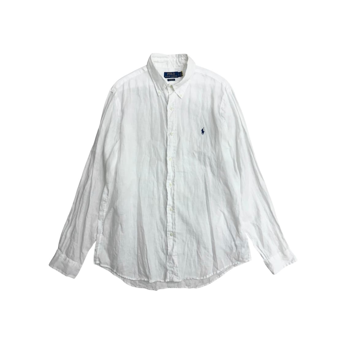 폴로 랄프로렌 린넨 화이트 셔츠 L 상품이미지1