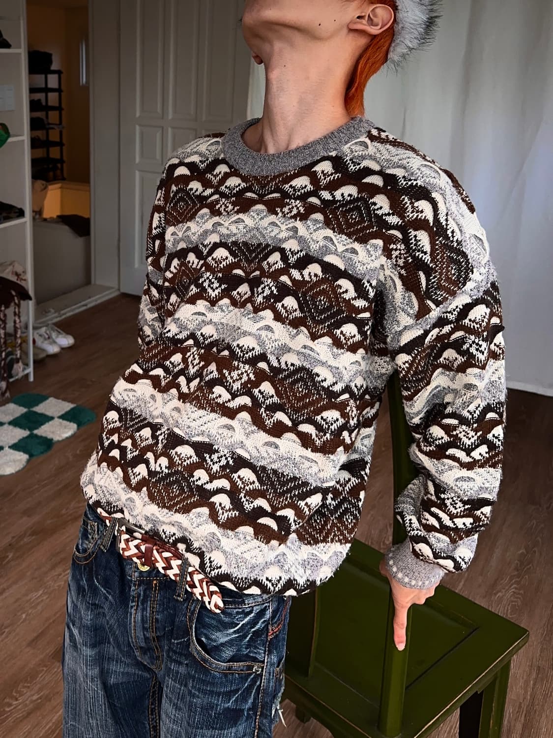 Armaldo Bassini 3D 케이블 스웨터 상품이미지2