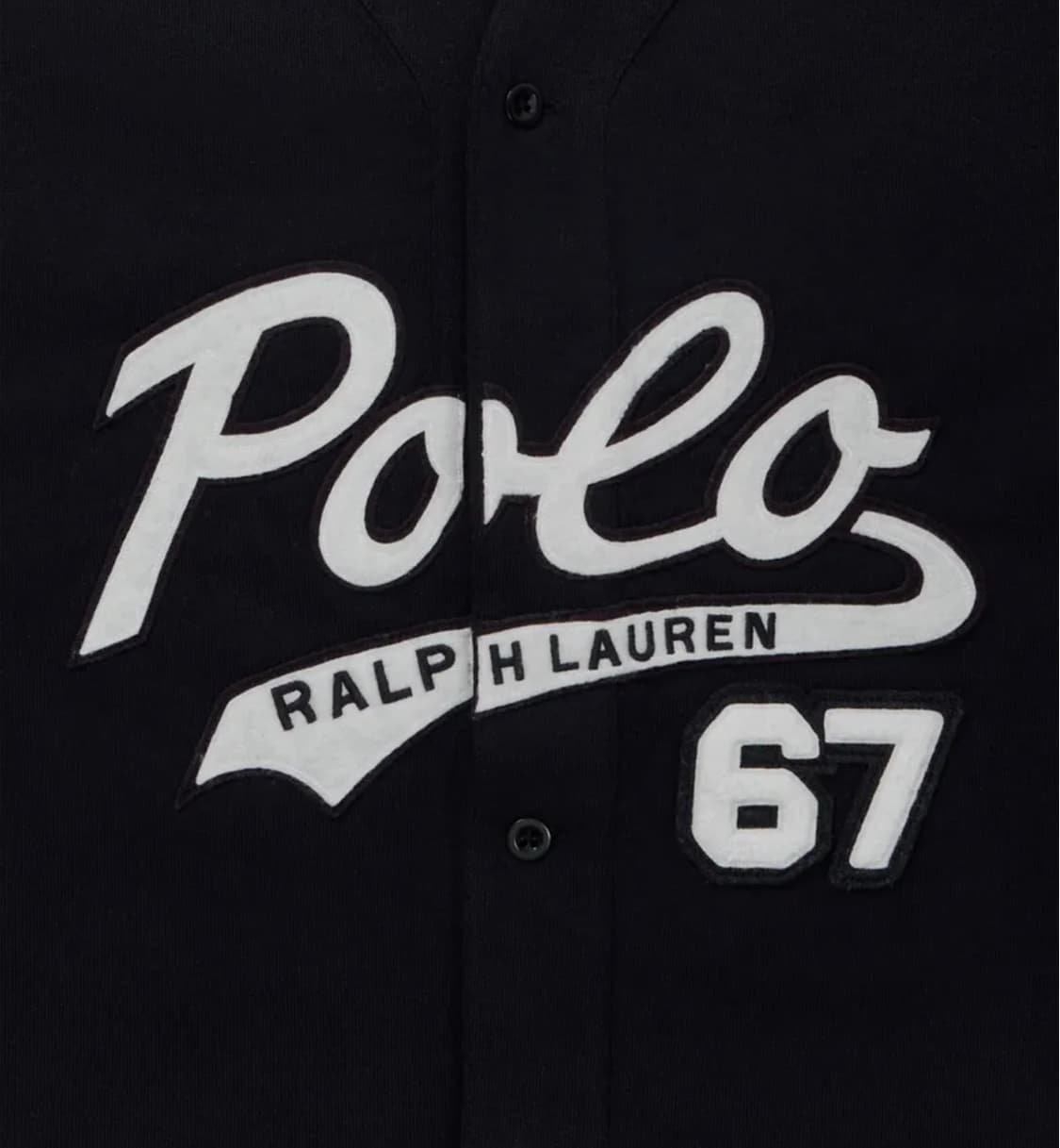 [택체새제품] 폴로 베이스볼 저지 / 블랙 / M 상품이미지4