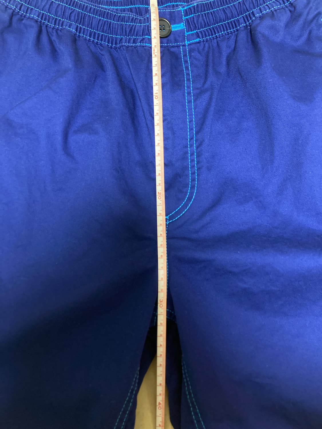 유니 마르니 와이드핏 반바지 블루 (s 중고)  상품이미지6