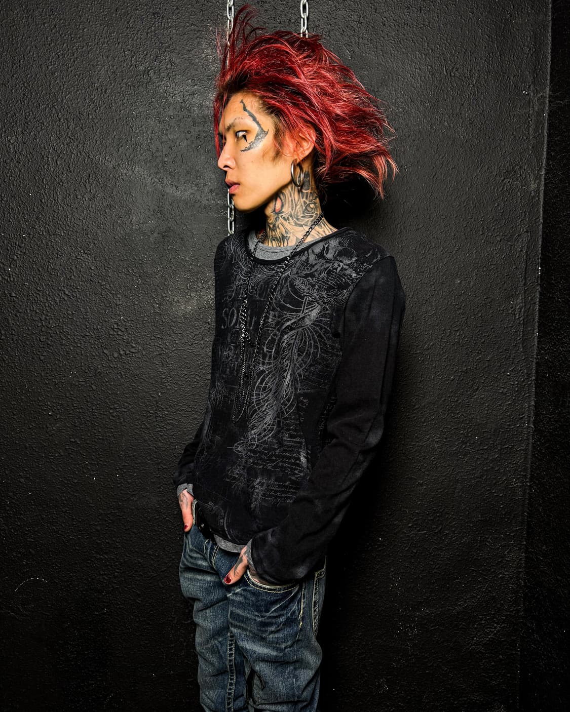 IN THE ATTIC – Graphic Layered Long Slee 상품이미지8