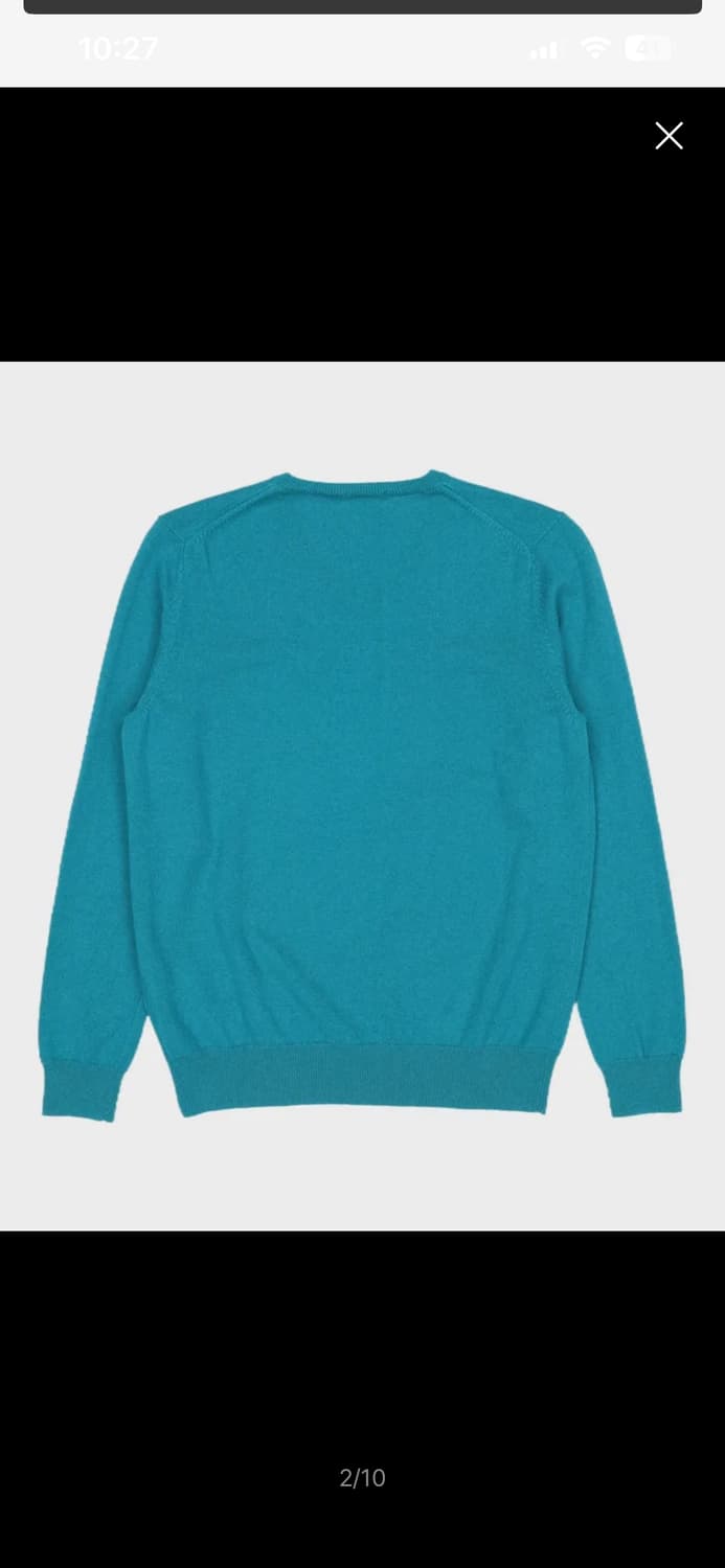 유니클로 브이넥 캐시미어니트 L 상품이미지2