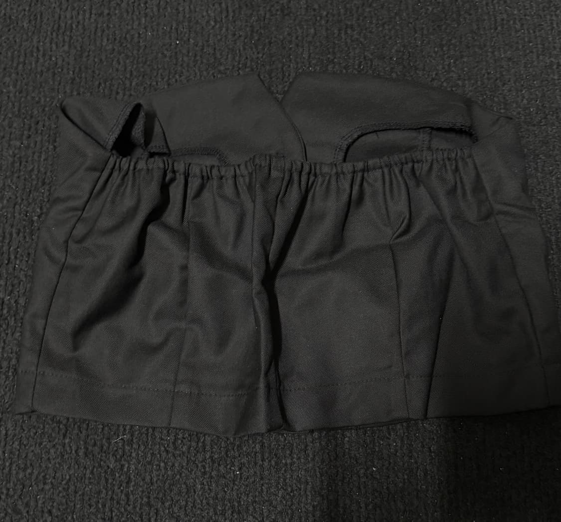 빈티지 긱시크 아카이브 블랙 탑 베스트 파우닝 큐빈 오공이 상품이미지2