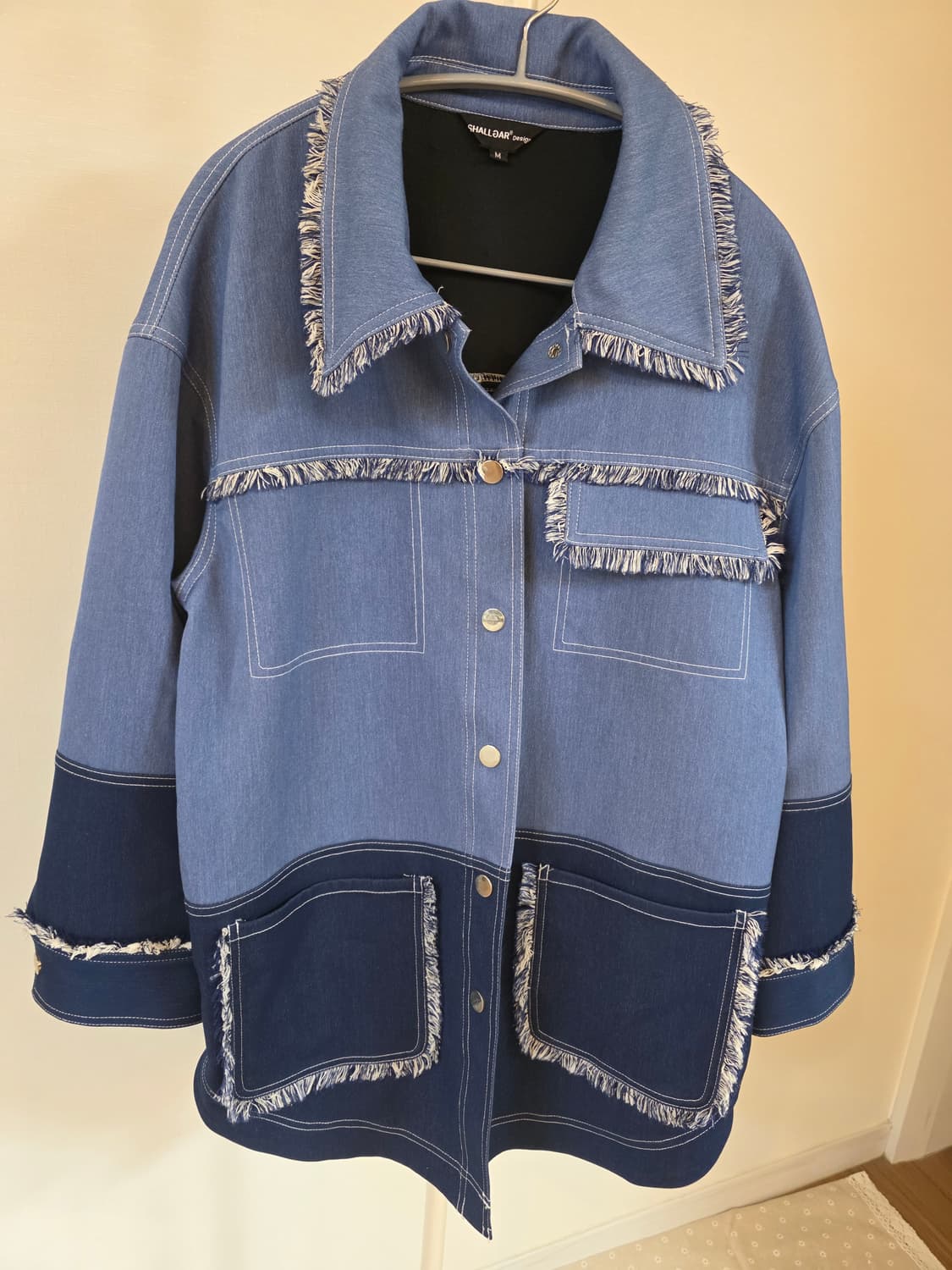 SHALLOAR 디자인 빈티지  데님 청자켓 상품이미지2