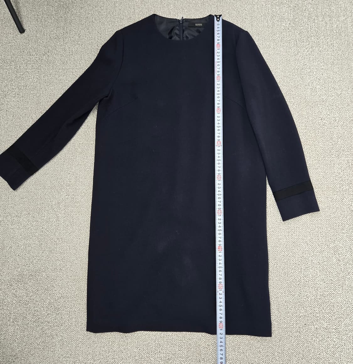 0826 블루페페 네이비 롱 슬리브 원피스 66 상품이미지9