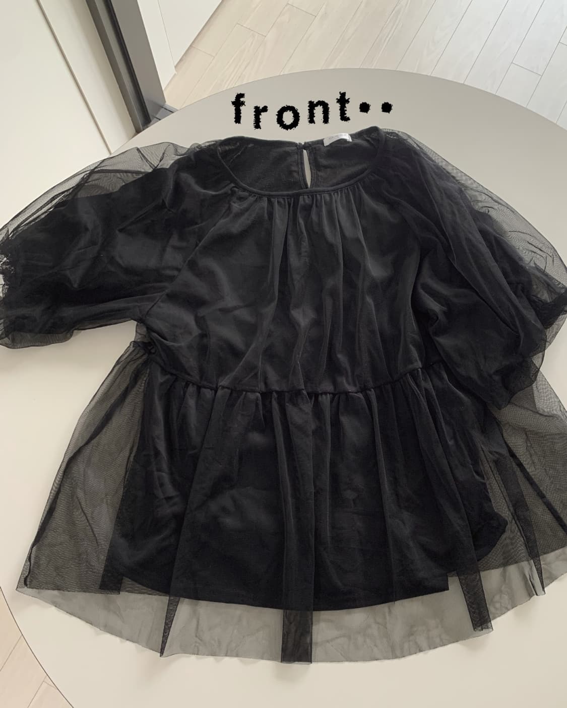 GLACIER puff-sleeve blouse 일본빈티지 블라우스 상품이미지2