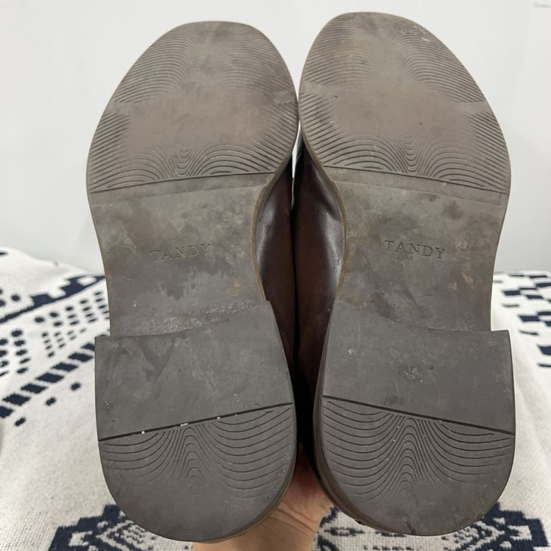 탠디 브라운 로퍼 남자 정장구두 245 X00393 상품이미지4