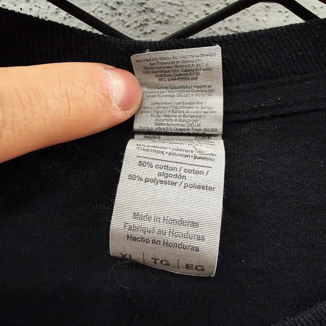 빈티지 롱슬리브 클래식폰트 후면 그래픽 시보리 디테일 블랙 상품이미지6