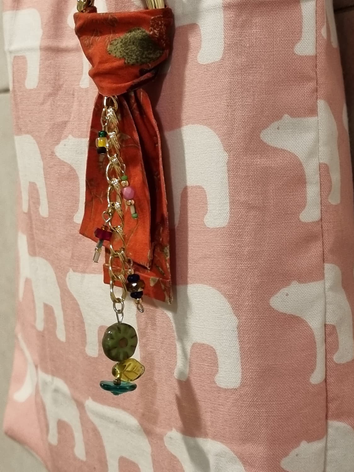 북극곰의 대이동 토트백 (핑크) 상품이미지3