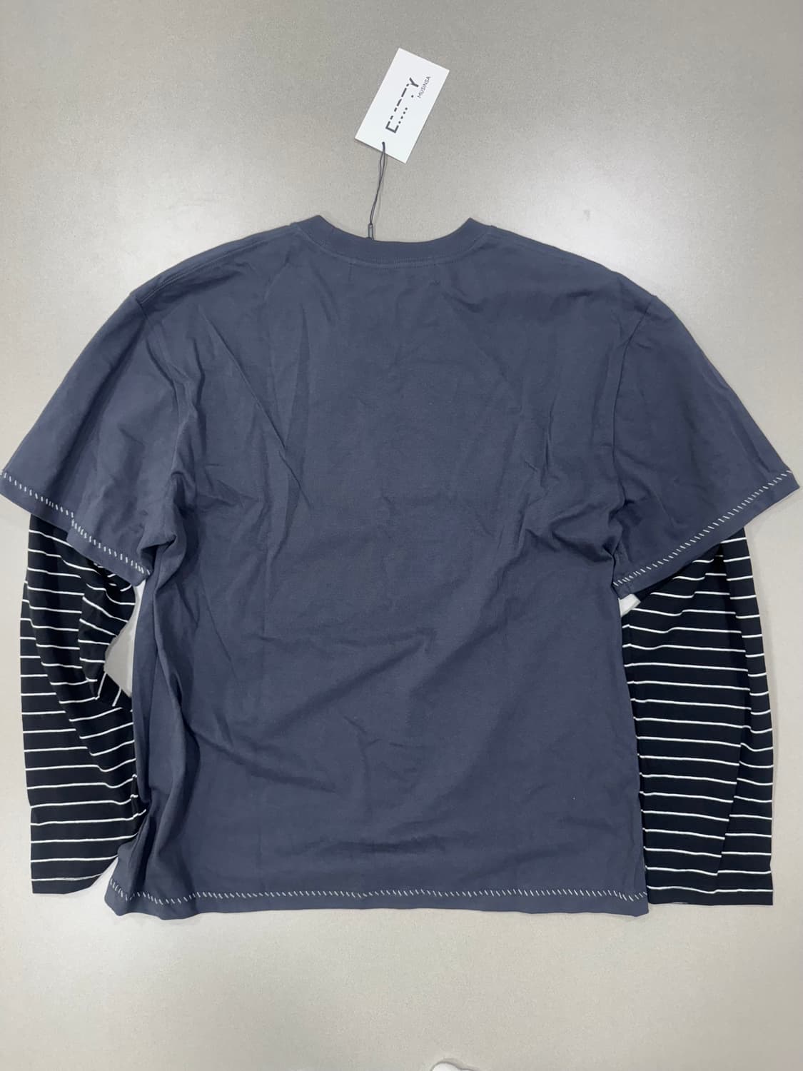 가먼츠팹 Stripe Layered Longsleeve 상품이미지3