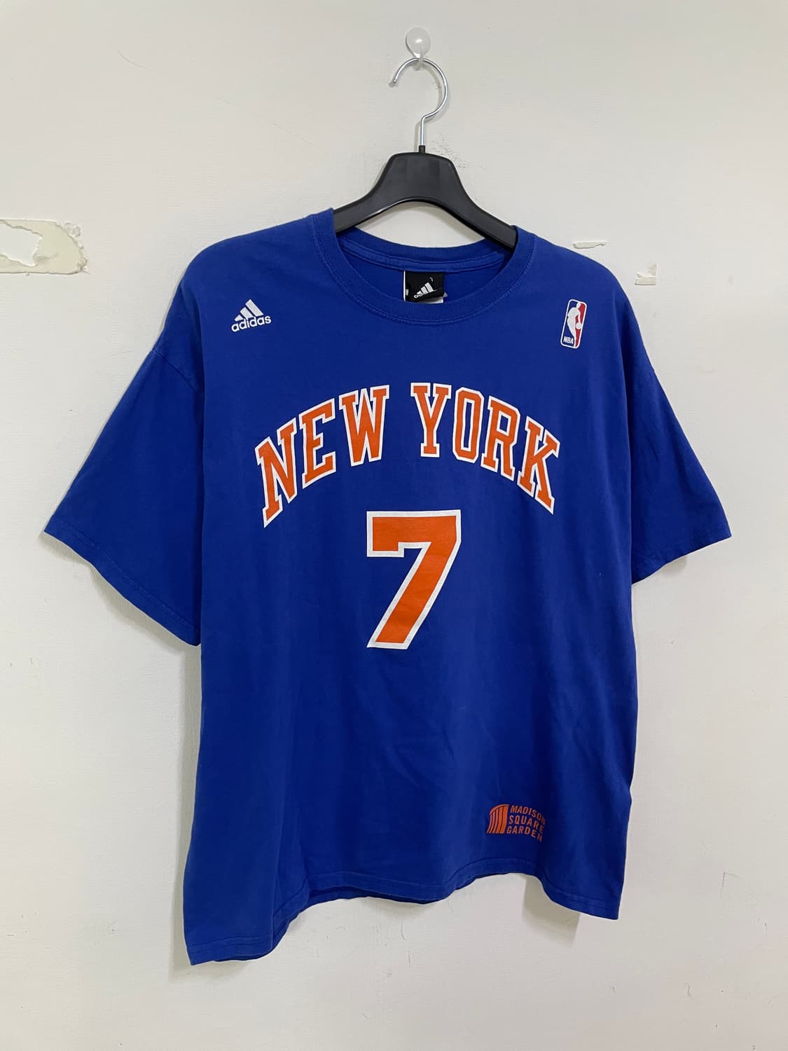 아디다스 NBA 뉴욕 닉스 반팔 티셔츠 상품이미지1