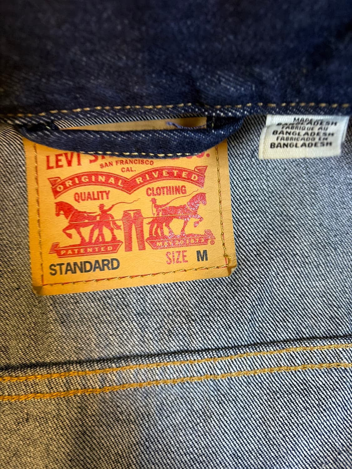 리바이스 데님 자켓 M 상품이미지4