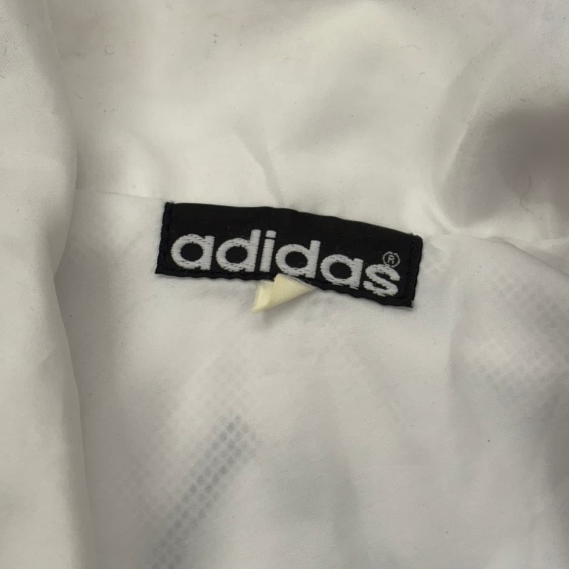 L 아디다스 블랙 삼선 화이트 바람막이 상품이미지4