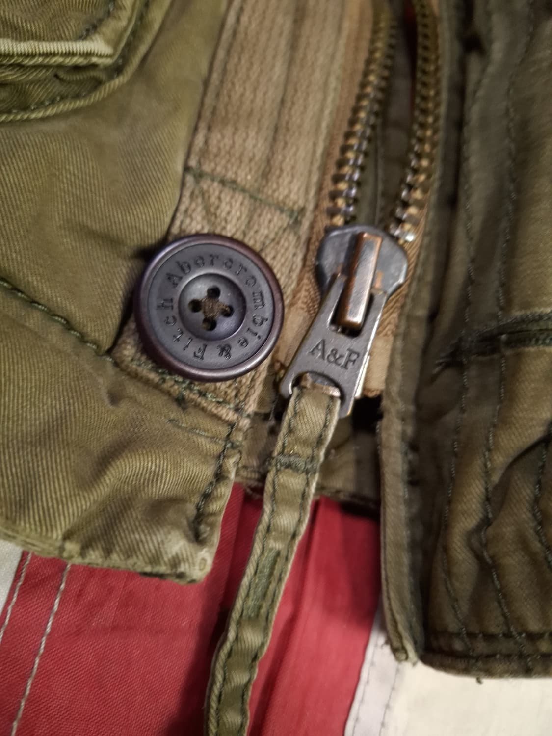 오리지날 아베크롬비 밀리터리 후드 필드 자켓 상품이미지6