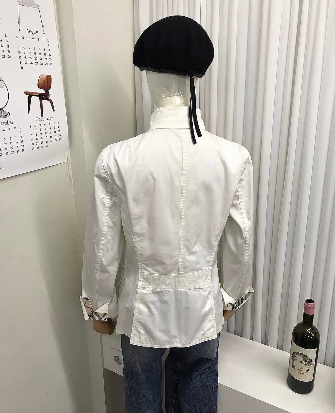 버버리 화이트 코튼 자켓 상품이미지10