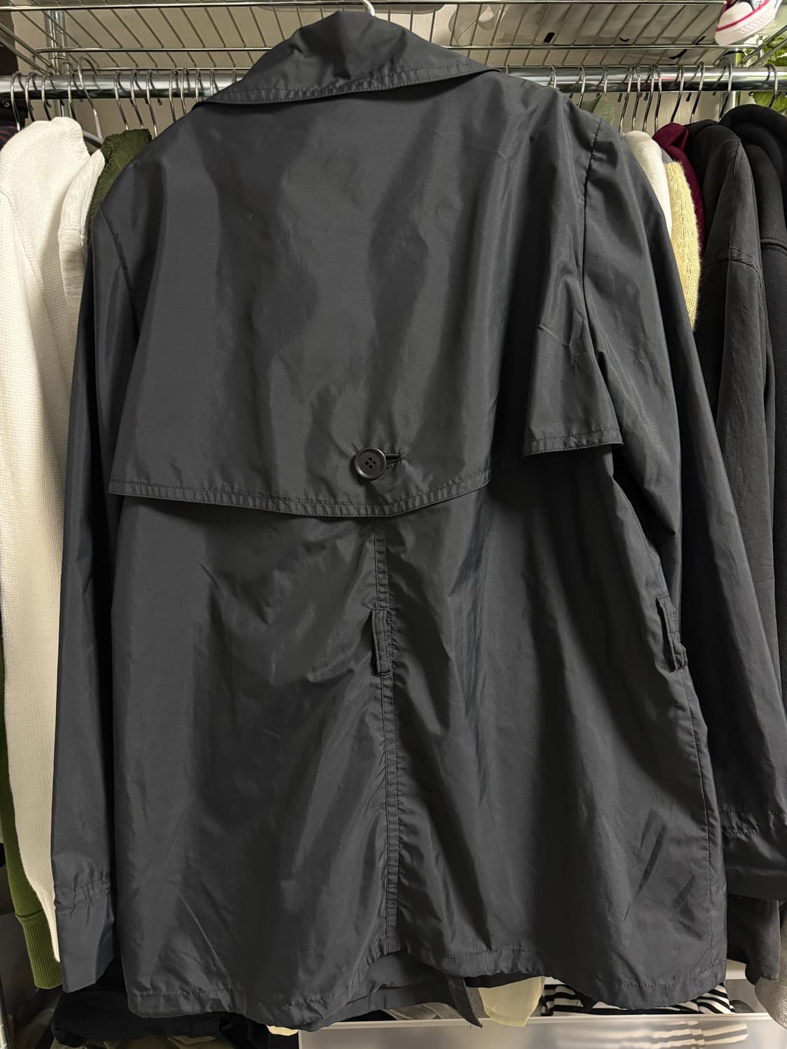 네이비 트렌치 자켓 상품이미지2