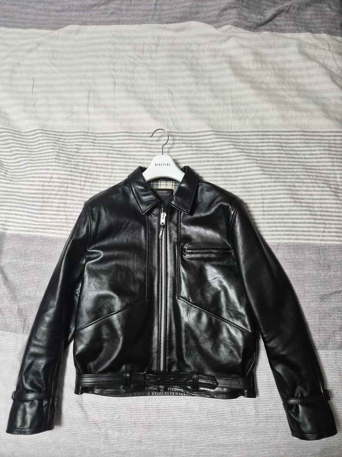 디아프바인 dv.lot 689 신상 레더 자켓 새상품 상품이미지2