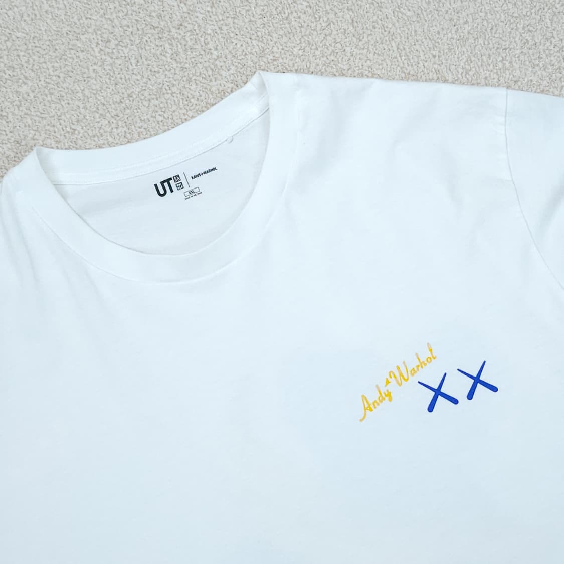 (XXL)유니클로 카우스 앤디워홀 그래픽 반팔 티셔츠 여름 상품이미지3