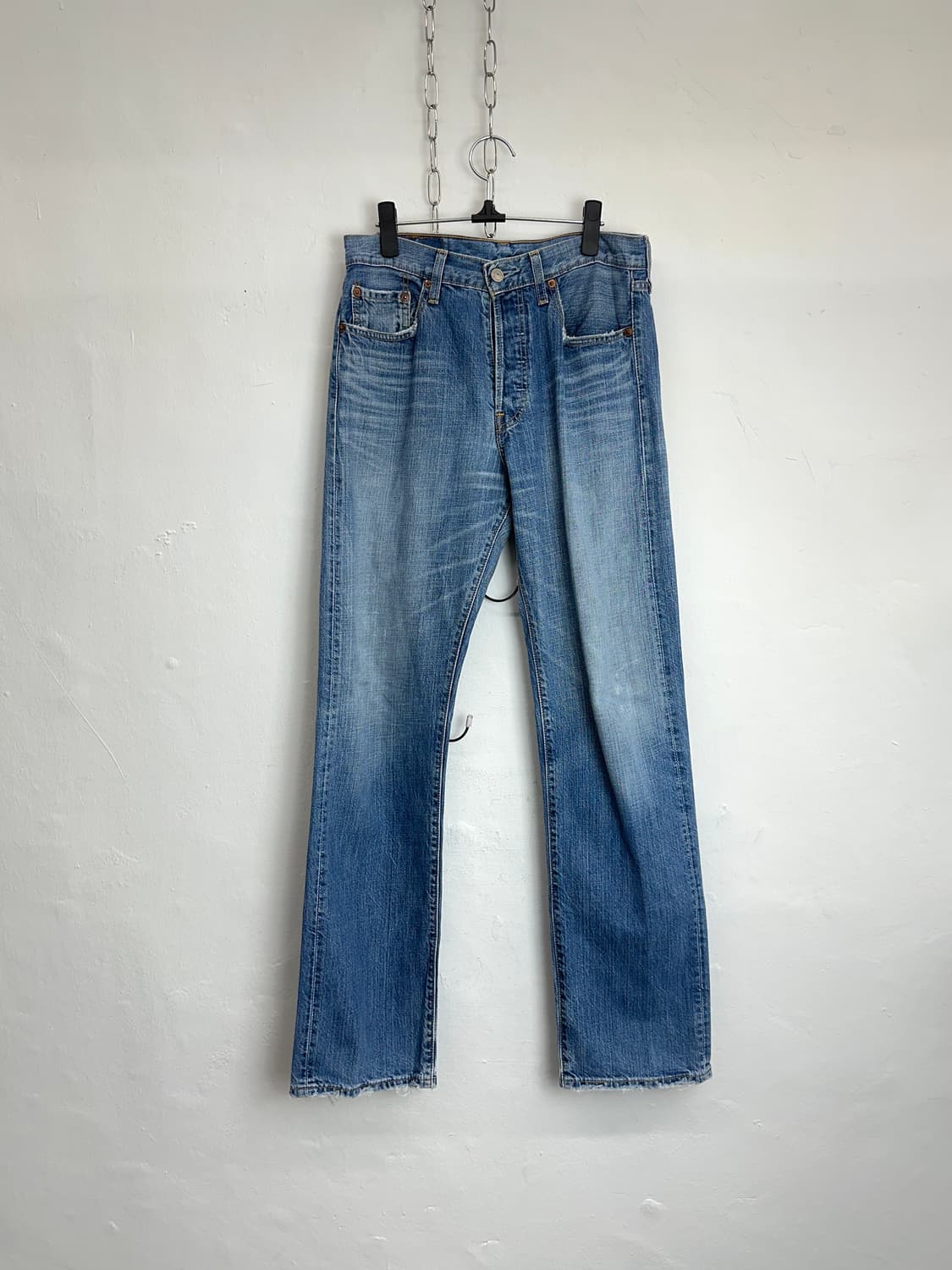 Levi’s 2000s 501 Original Fit Indigo Den 상품이미지5