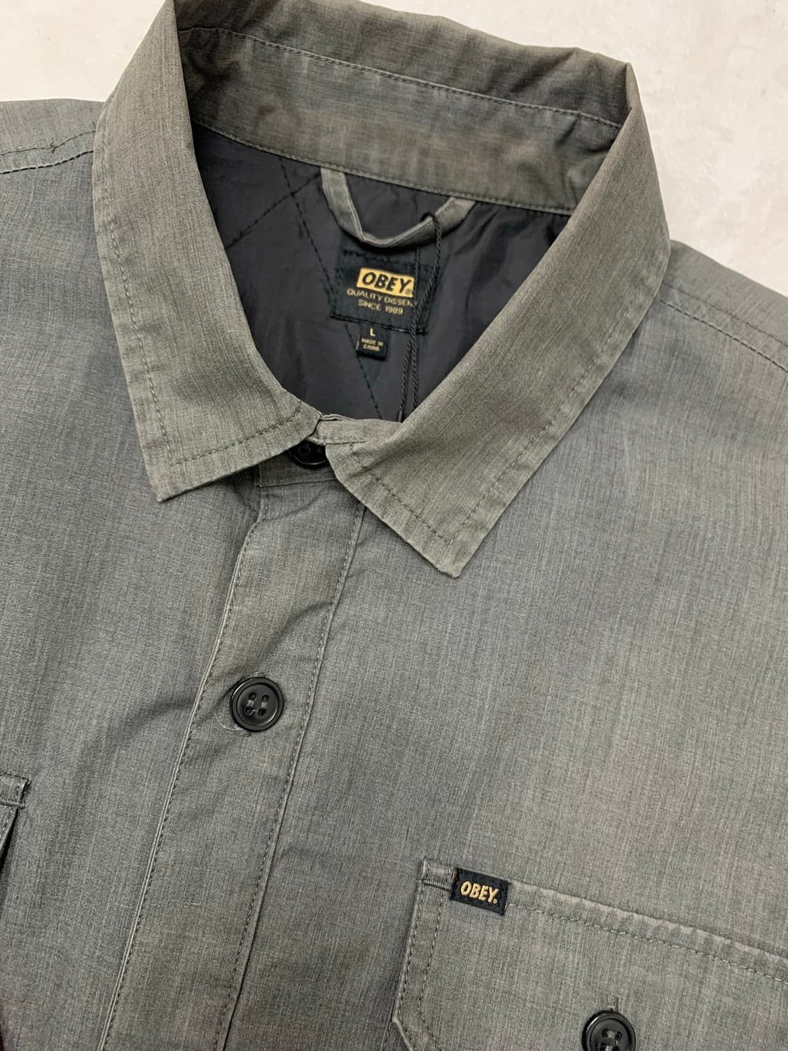 Obey 누빔 셔츠 자켓 #120 상품이미지3