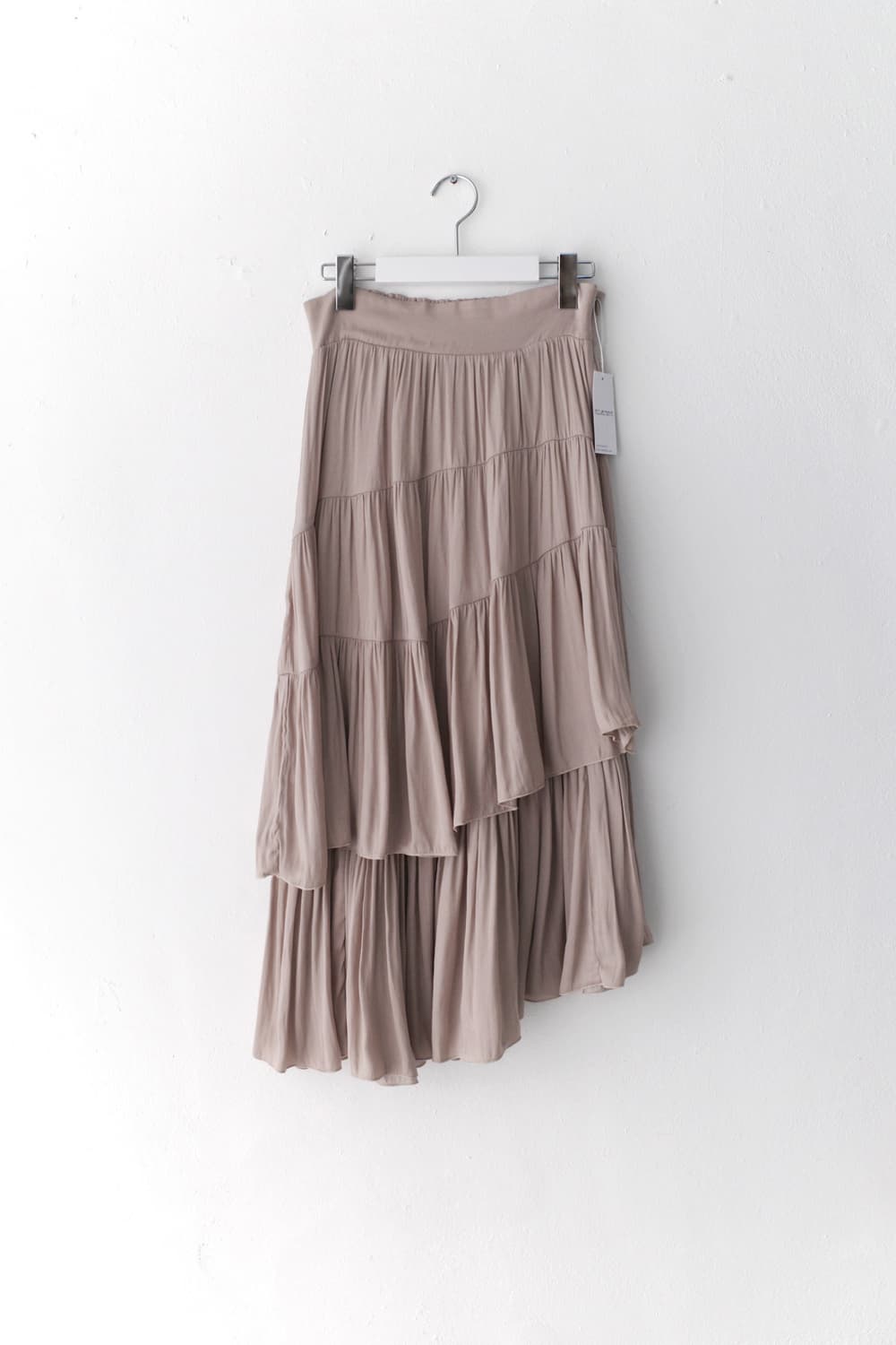 unbalanced shirring skirt  상품이미지1