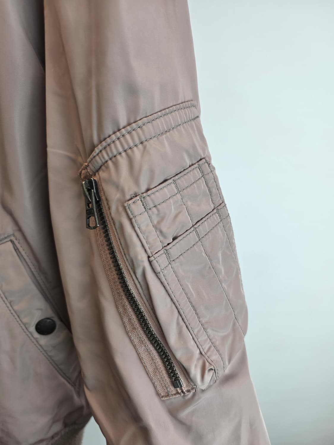 알파인더스트리MA-1봄버자켓핑크베이쥬 상품이미지5