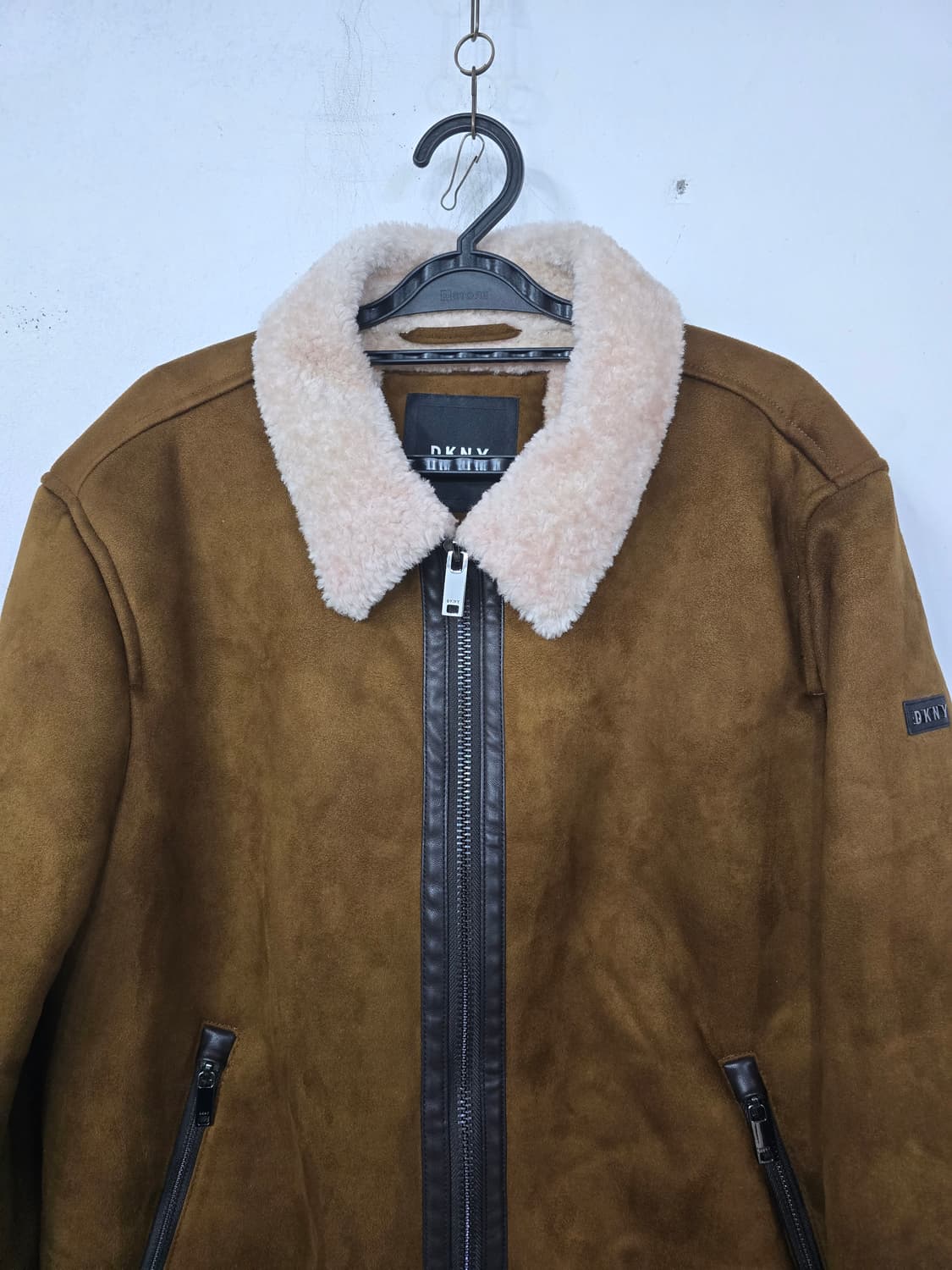 DKNY 무스탕 자켓 브라운 상품이미지4