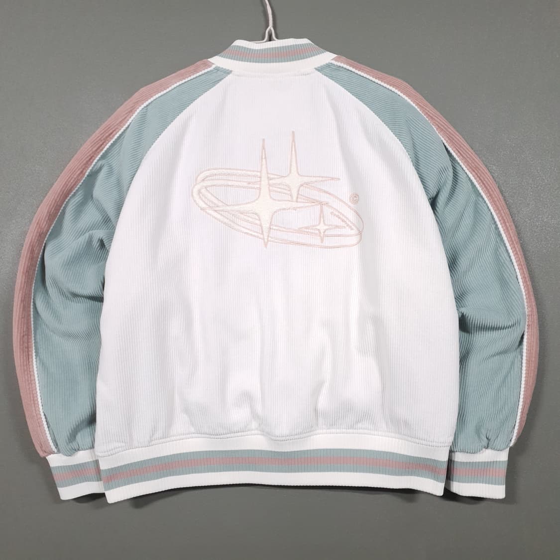 CGP 코드그라피 신형 23FW 코듀로이 배색 바시티 자켓 크림 M 상품이미지9