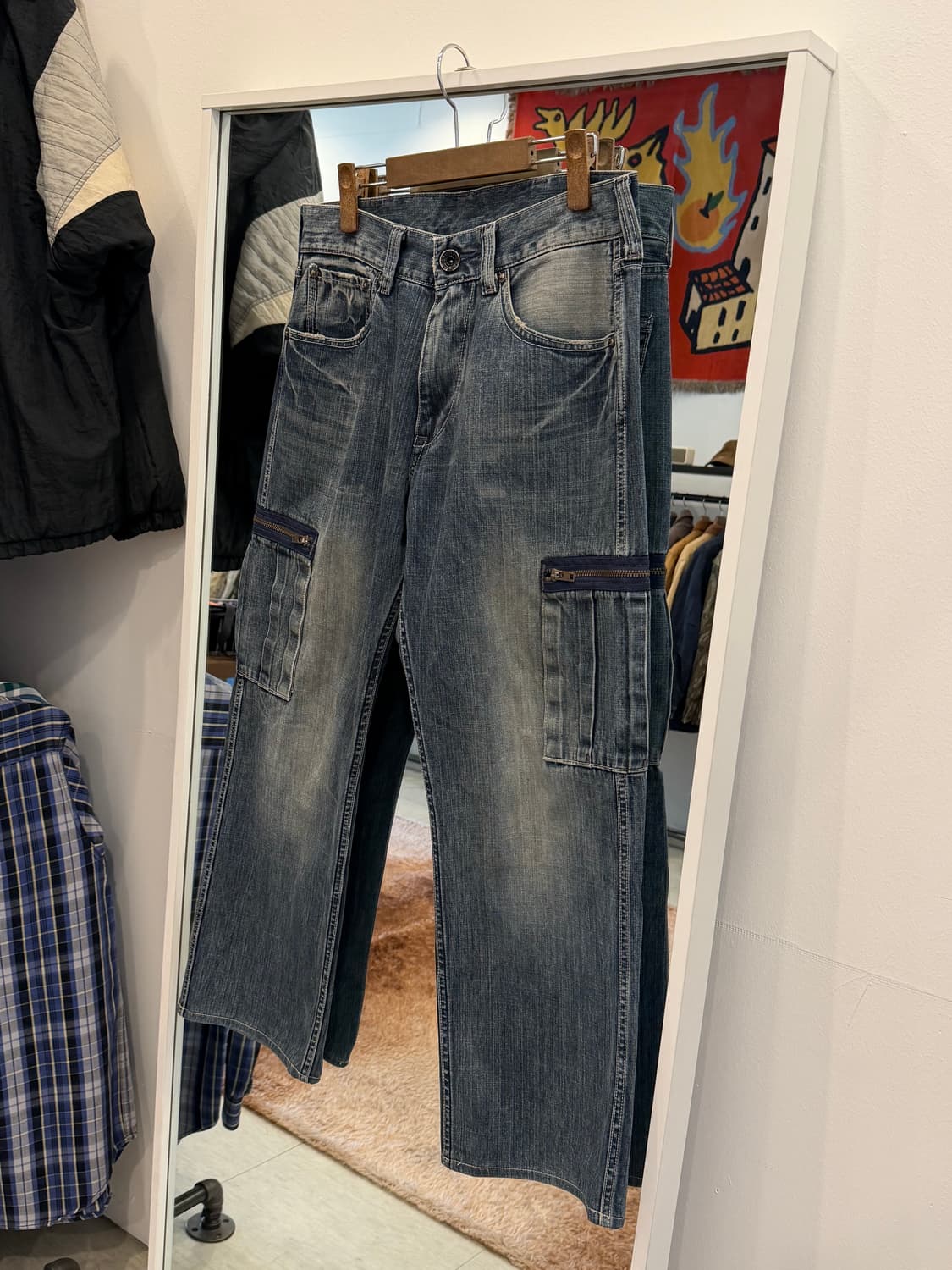 00s Levis 리바이스 503 카고 데님 팬츠 (32inch) 상품이미지1